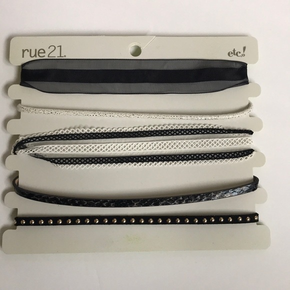 Rue 21 5 piece chocker set.  NWT. - Picture 1 of 6